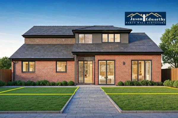 Home extension focusing on boundary line Retford